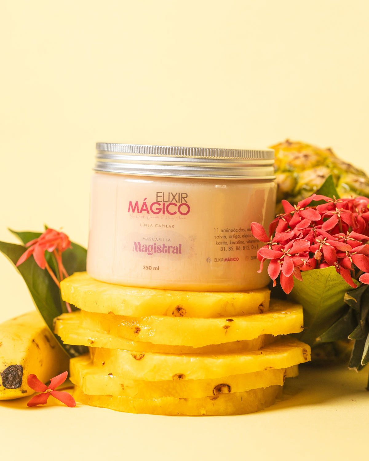 Mascarilla Magistral Elixir Mágico para reparación de cabello con químicos