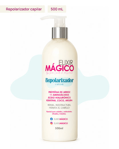 Repolarizador capilar Elixir Mágico 500ml para cabello con procesos químicos