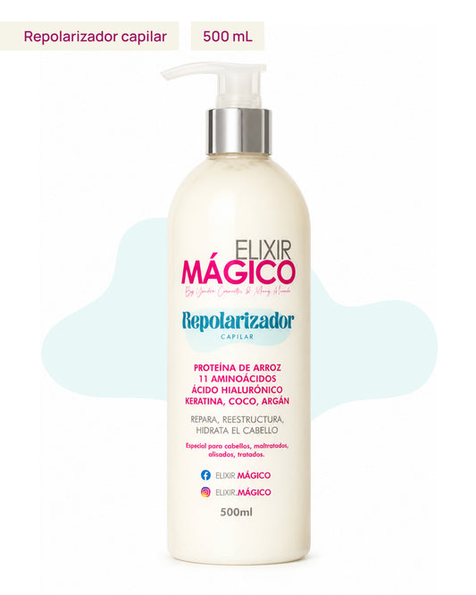 Repolarizador capilar Elixir Mágico 500ml para cabello con procesos químicos