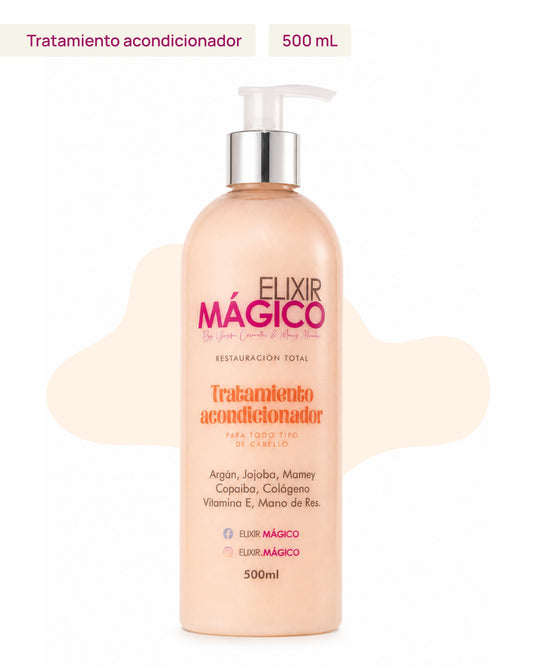 Tratamiento acondicionador Elixir Mágico 500ml con vitaminas y proteínas